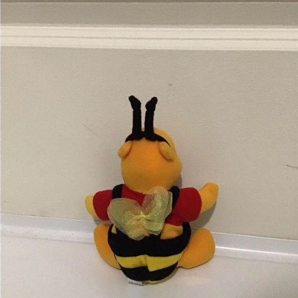 Disney Winnie the Pooh Honey Bee Costume Mini Beanbag Plush W/ Velcro Hands - Picture 4 of 4